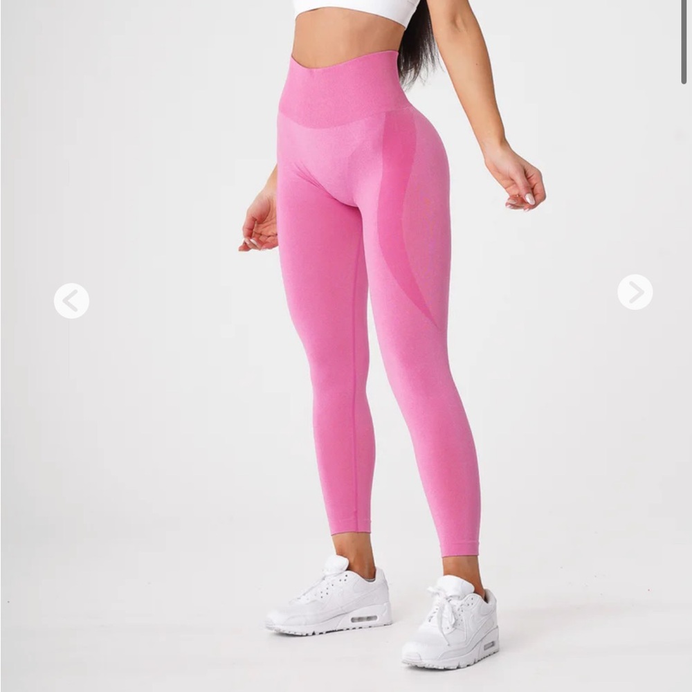 NVGTN Bubble Gum Pink Contour Seamless Leggings
